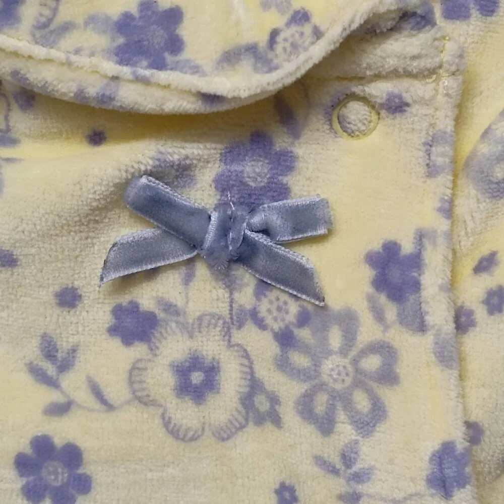 First Impressions 6 - 9 Month Snap Bottom Cozy Light Yellow One Piece NWT Baby